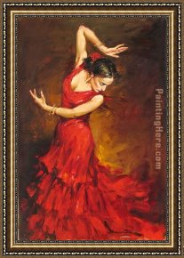 Dance Framed Paintings - Dance by Andrew Atroshenko