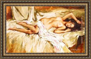 In Love Framed Paintings - Just for Love by Andrew Atroshenko