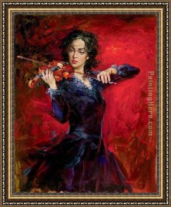 The Passion of Music Framed Paintings - Music by Andrew Atroshenko