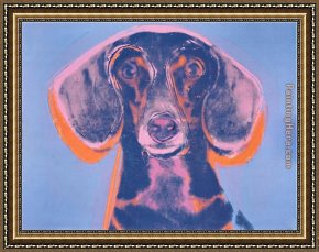 Portrait Framed Paintings - Portrait of Maurice by Andy Warhol