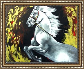 Fate of The Animals Framed Paintings - 8105 by Animal