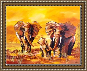 Fate of The Animals Framed Paintings - 8136 by Animal