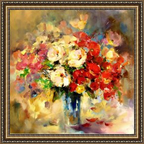 Moment,please Framed Paintings - Bright Moments 3 by Anna Razumovskaya