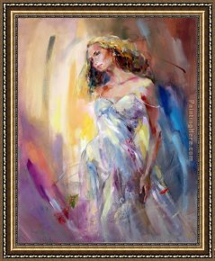 Pygmalion And The Image I - The Heart Desires Framed Paintings - Deep Desire by Anna Razumovskaya