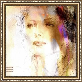 Anna Razumovskaya Framed Paintings - Essence of a Woman 3 by Anna Razumovskaya