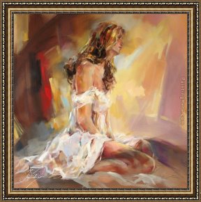 Anna Razumovskaya Framed Paintings - Future Dreams by Anna Razumovskaya