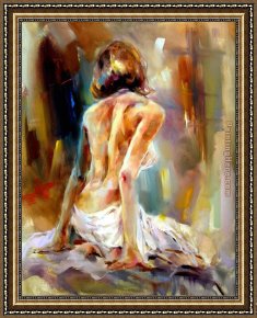 Anna Razumovskaya Framed Paintings - Morning Light by Anna Razumovskaya