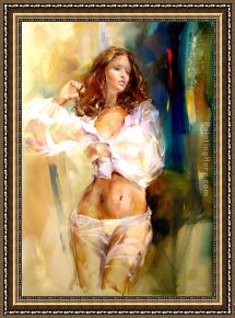Hard Times Framed Paintings - Sounds of Time by Anna Razumovskaya