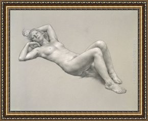 The Vision of St Anthony Framed Paintings - Aurora by Anthony J. Ryder