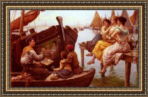 The Three Graces Framed Paintings - The Three Graces by Antonio Paoletti