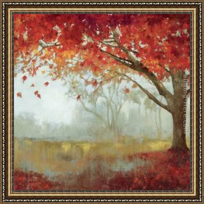 A Sense of Space I Framed Paintings - A Sense of Space I by Asia Jensen