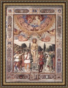 Sebastian Framed Paintings - Martyrdom of St Sebastian by Benozzo di Lese di Sandro Gozzoli