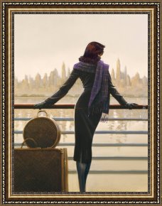 Port, Framed Paintings - Port of Call by Brent Lynch