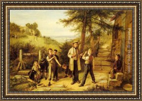 Peace Preserved Framed Paintings - The Peace Maker by Charles Hunt