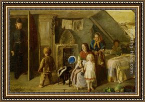 Stolen Framed Paintings - The Stolen Child by Charles Hunt