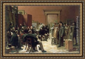 Picture of The Last Supper II Framed Paintings - The Council of the Royal Academy Selecting Pictures for Exhibition by Charles West Cope