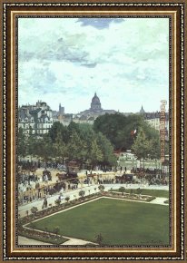 Irises in Monet's Garden Framed Paintings - The Garden of the Princess by Claude Monet