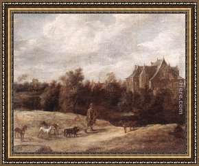 Return Framed Paintings - Return from the Hunt by David the Younger Teniers