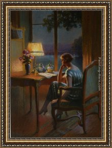 Elijah Restoring The Widow's Son Framed Paintings - A Son Bureau by Delphin Enjolras