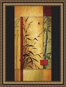 Dance Framed Paintings - Garden Dance II by Don Li-Leger