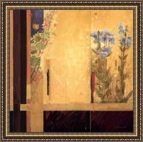 A Memory Emerges Framed Paintings - Himalayan memory by Don Li-Leger