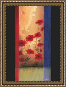 The Painter's Honeymoon Framed Paintings - Painter's Garden I by Don Li-Leger