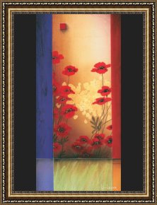 The Painter's Honeymoon Framed Paintings - Painter's Garden II by Don Li-Leger