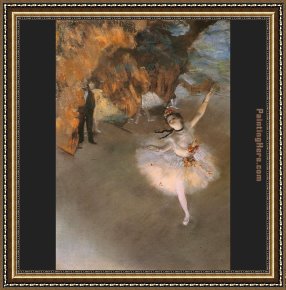 L Etoile Framed Paintings - L'Etoile by Edgar Degas