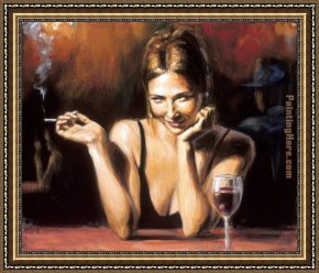 Fabian Framed Paintings - Selling Pleasures by Fabian Perez
