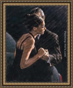 Courtship The Proposal Framed Paintings - The Proposal by Fabian Perez