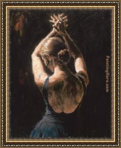 Valencia Framed Paintings - Valencia by Fabian Perez