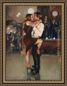 Moment,please Framed Paintings - Magic Moments by Flamenco Dancer