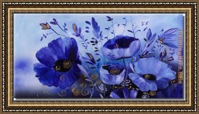 Golding Constable's Flower Garden Framed Paintings - 21364 by flower