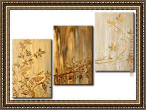 In The Flower Garden Framed Paintings - 22229 by flower