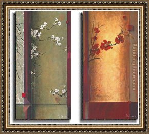 Those Blossoms You Gave So Freely 4 Framed Paintings - Blossom by flower