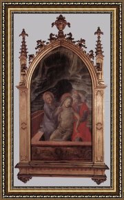 Filippino Lippi Framed Paintings - Piet&agrave; by Fra Filippo Lippi