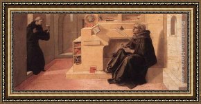 The Vision Beyond Framed Paintings - Vision of St Augustine by Fra Filippo Lippi
