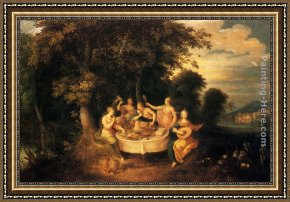 A Sense of Space I Framed Paintings - The Five Senses by Frans the younger Francken