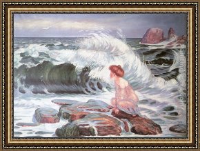 Frantisek Kupka Framed Paintings - The Wave by Frantisek Kupka