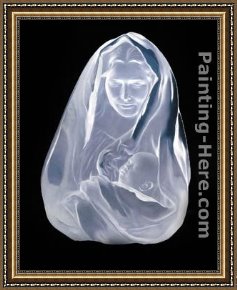 Hart Framed Paintings - Mother and Child by Frederick Hart