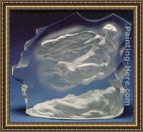 Hart Framed Paintings - Winged Vision by Frederick Hart