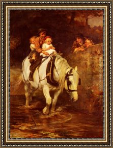 Steady Framed Paintings - Steady by Frederick Morgan