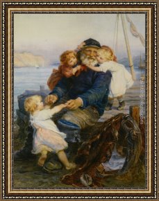 In Love Framed Paintings - Which One Do You Love Best by Frederick Morgan