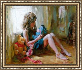 Friends Framed Paintings - Among Friends by Garmash