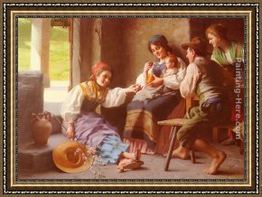 Play Framed Paintings - Play-Time by Giovanni Battista Torriglia