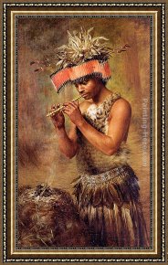 The Three Graces Framed Paintings - The Seed Conjurer by Grace Carpenter Hudson