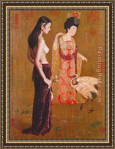 Guan Framed Paintings - guan-zeju-22 by Guan zeju