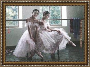 Guan Framed Paintings - gzj11 by Guan zeju