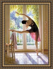 Promise of Spring Framed Paintings - Spring Red by Guan zeju