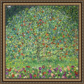 Pear Tree Framed Paintings - Apple Tree I by Gustav Klimt